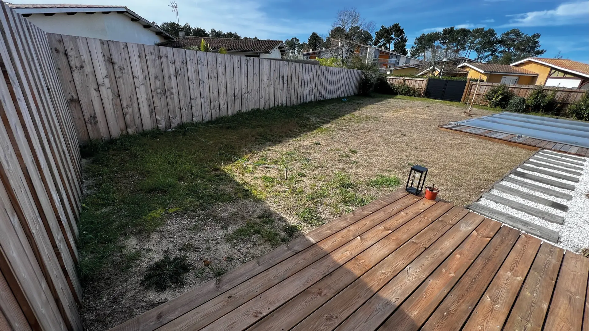 projet tchanque service paysagiste arcachon avant jardin avec herbe seche